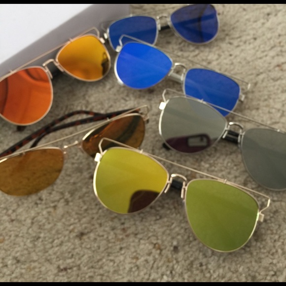 Unisex Sexy mirrored Aviator sunglasses - Picture 8 of 8