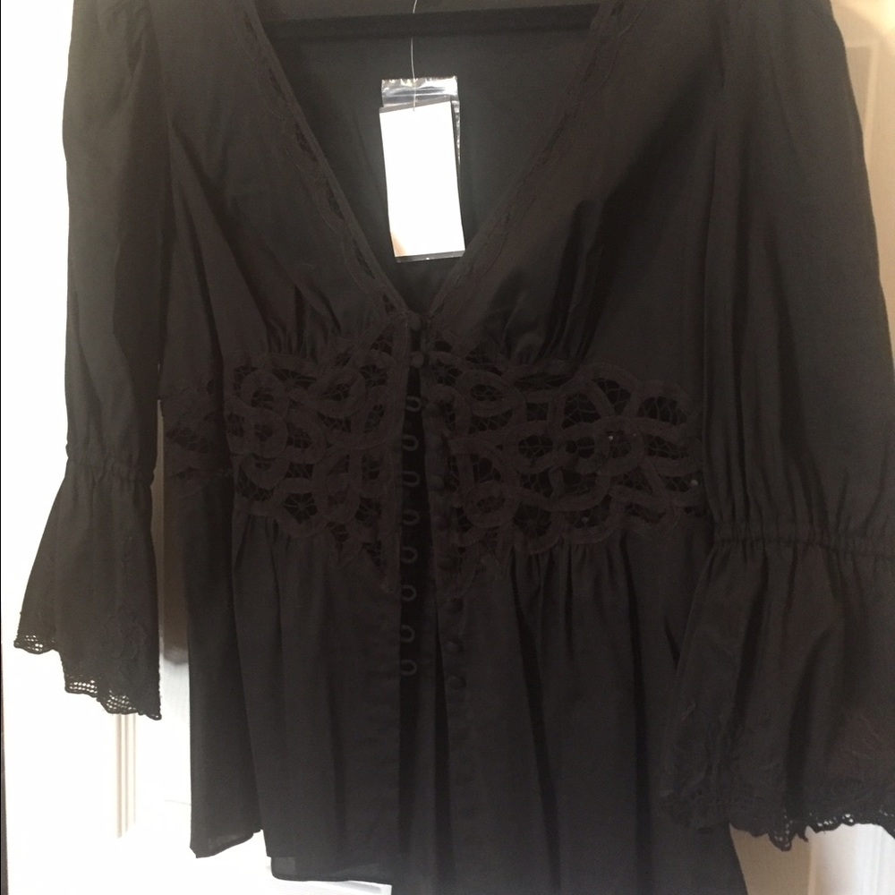 Bebe Adorable Black Top