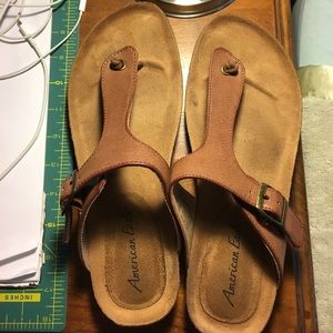 Cute brown sandals