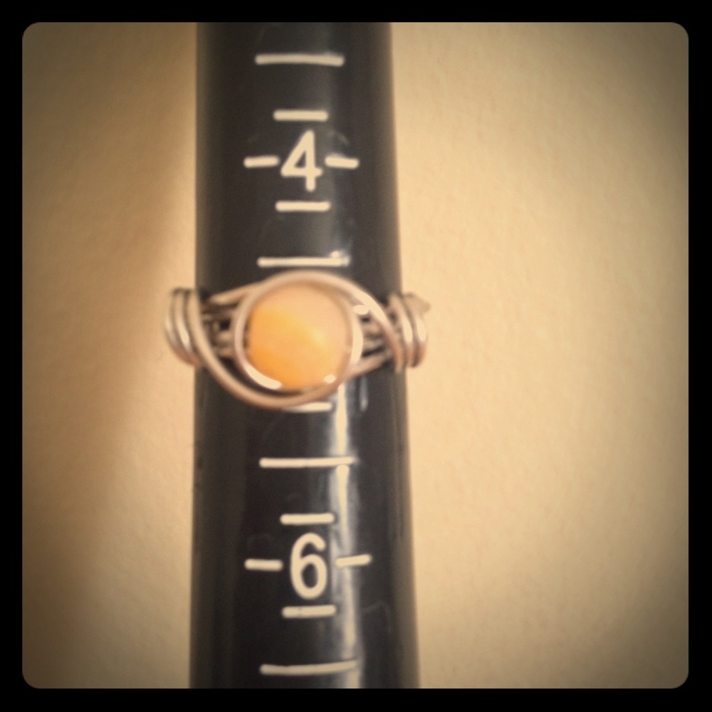Wire wrapped ring