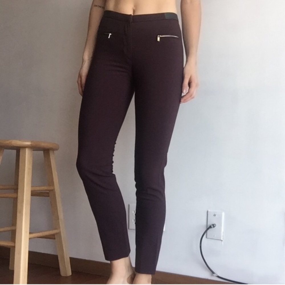 Maroon trousers