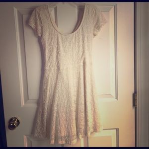 Ivory Lace Minidress