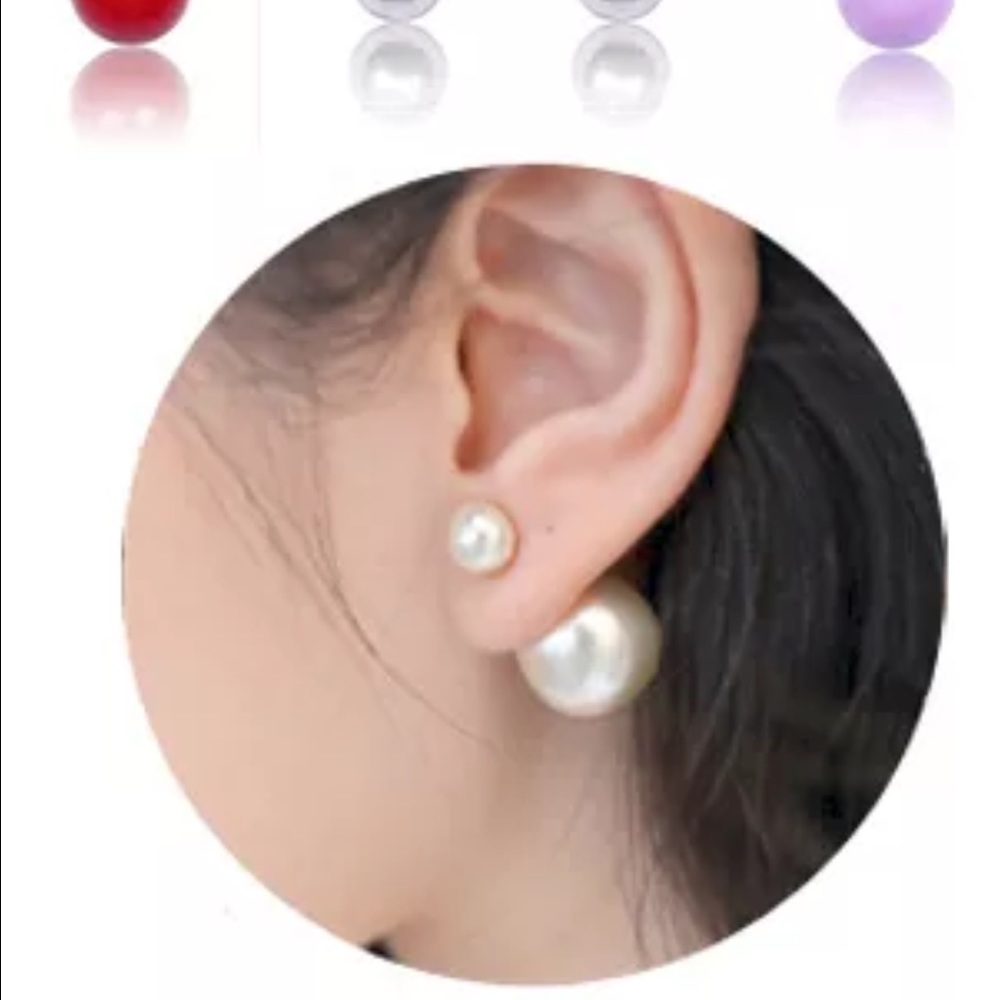 Beautiful pearl earrings