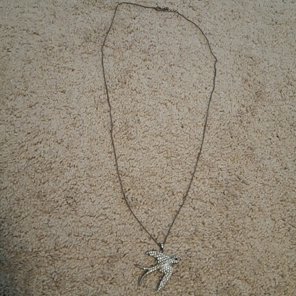 Long bird necklace