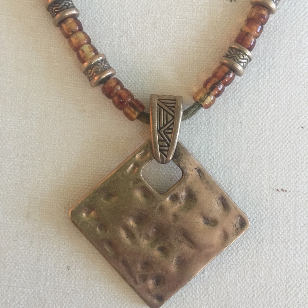 PREMIER DESIGNS diamond shape pendant necklace - Picture 1 of 4
