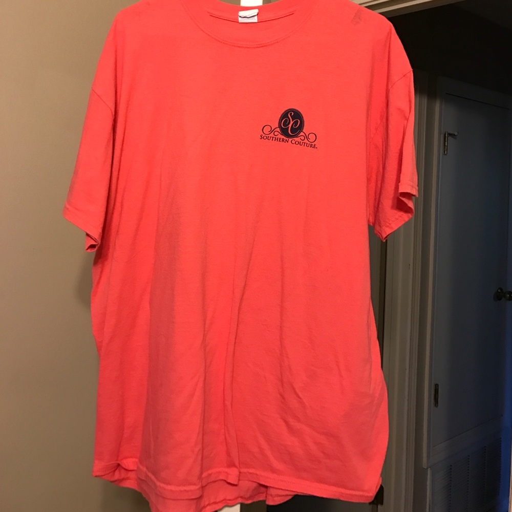 Southern couture shirt. Short sleeved.