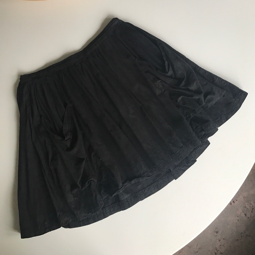 Black linen Urban Outfitters skirt