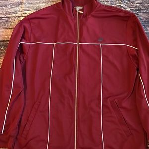 Nike mens jacket -dark red mens light jacket
