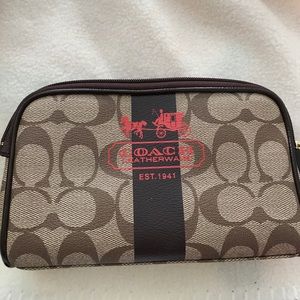 Coach makeup bag
