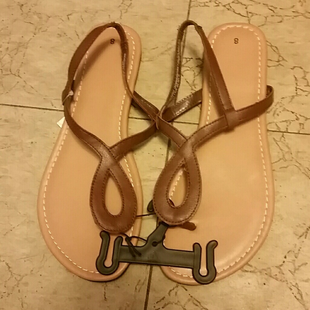 Cute brown boho sandals