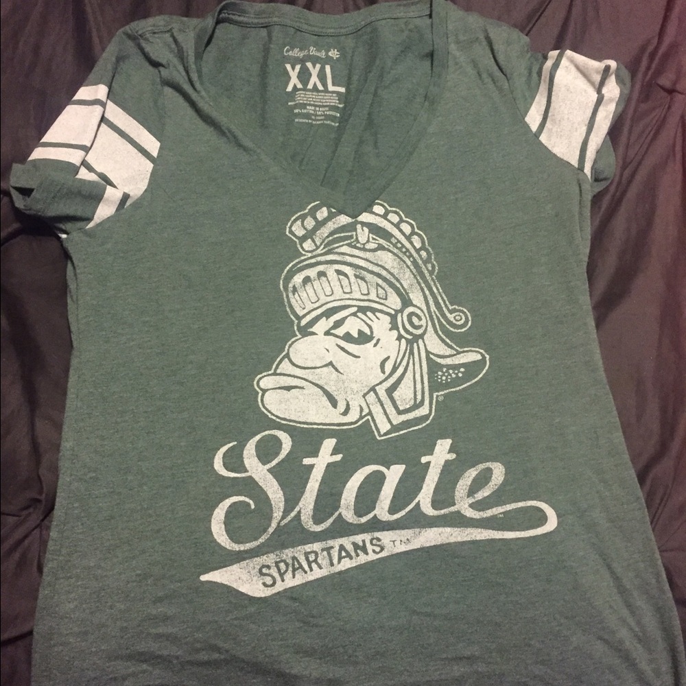 Michigan State University Sparty vintage style T - Picture 1 of 3