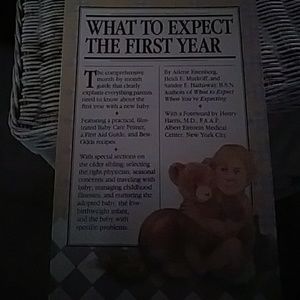 What to expect the first year