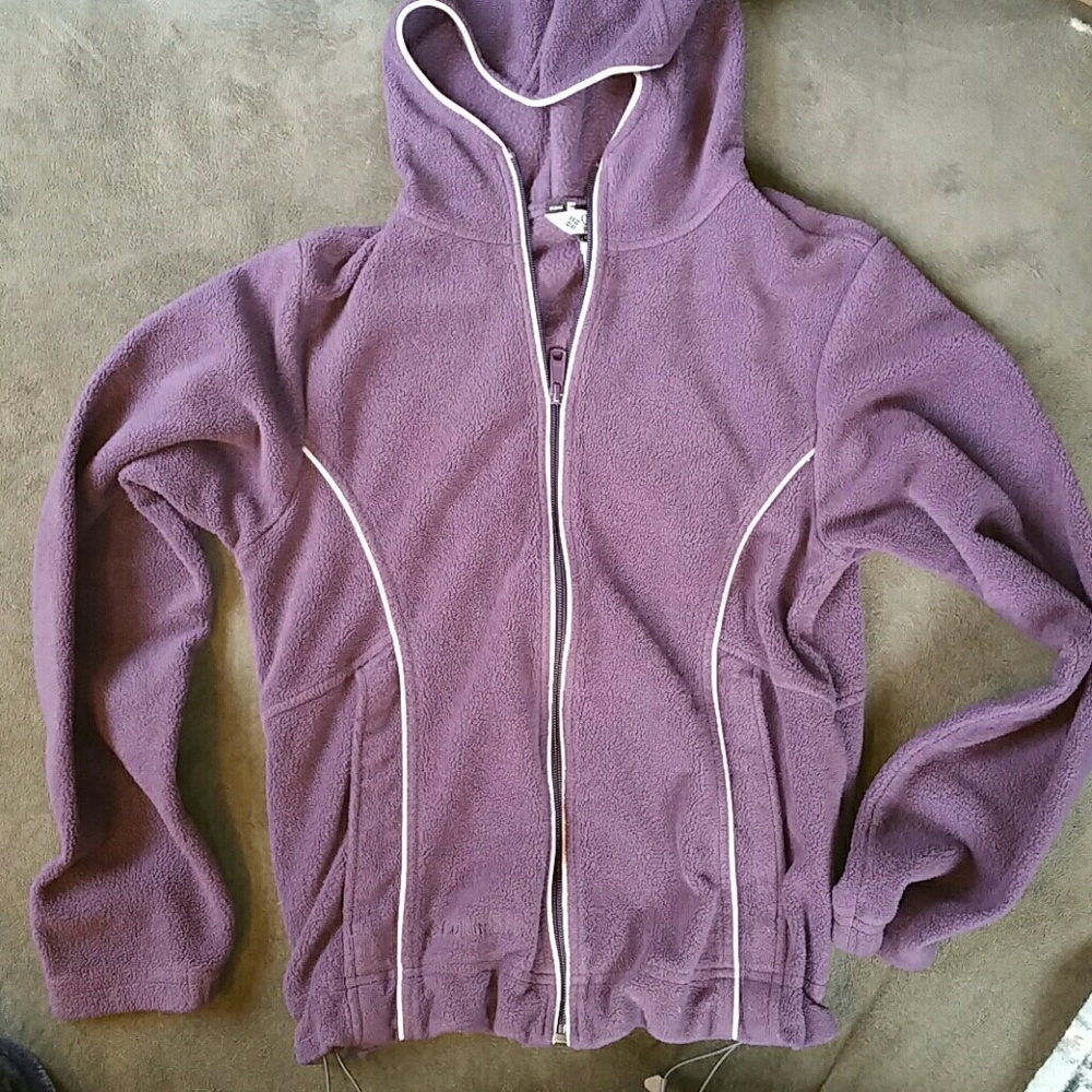 Columbia women's size M purple hooded jacket