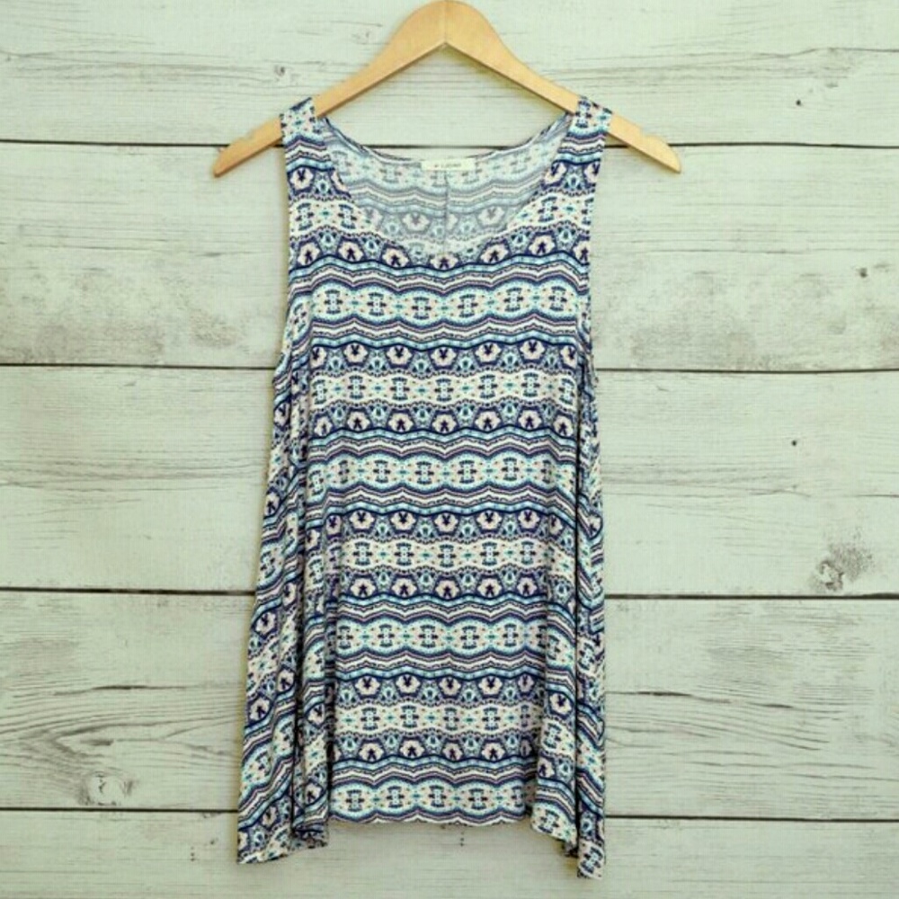💙Blue Boho Tank🌸