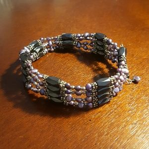 Metal wrap bracelet