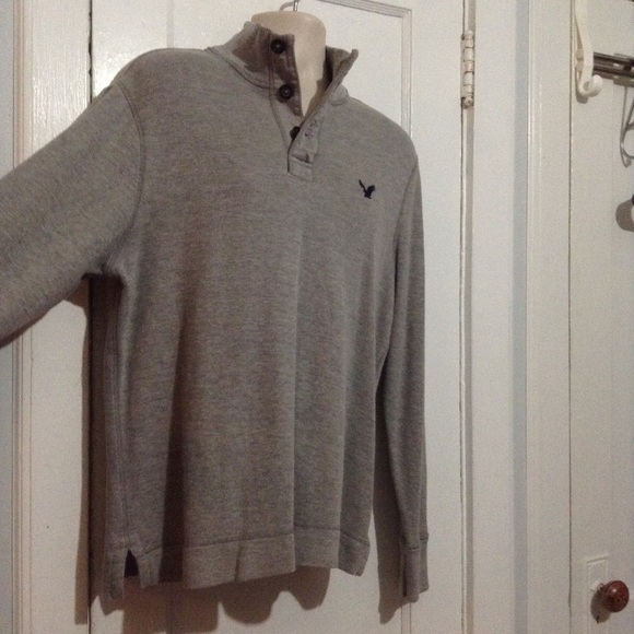 American Eagle Outfitters 3 Button Ribbed Henley - Picture 4 of 8