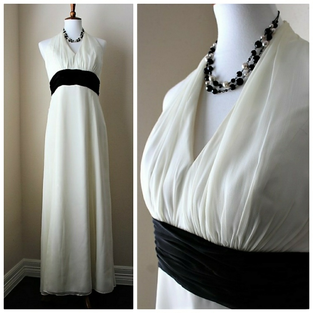 BUY 1, GET 1 50% FREE! Elegant halter neck gown