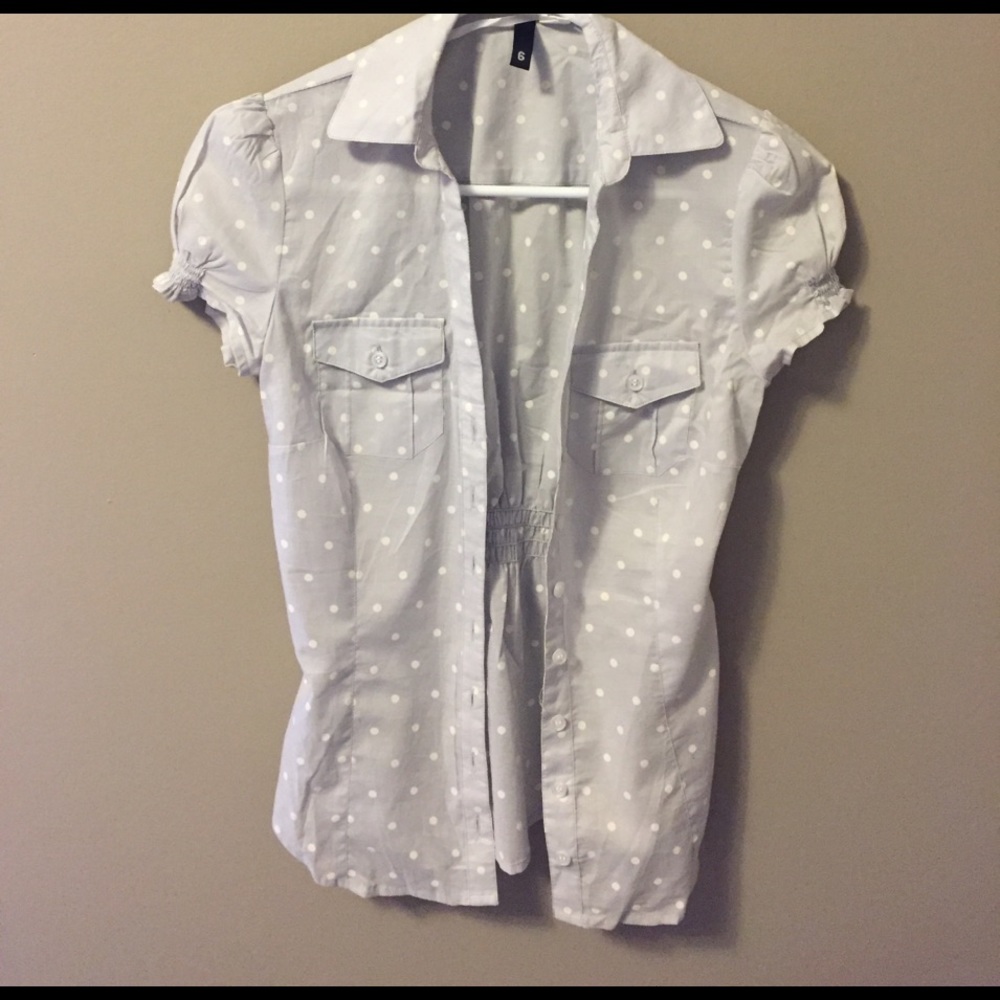 H&M Polka dot button down