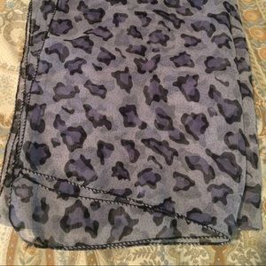 Cheetah print scarf