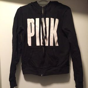 PINK zip up sweatshirt