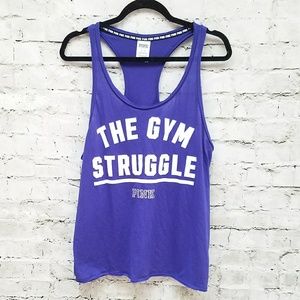 VS Pink Gym Racerback Workout Tank