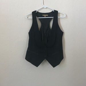 Black vest. Size small
