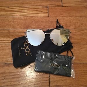 Cat Eye Mirrored Sunglasses by Sojo