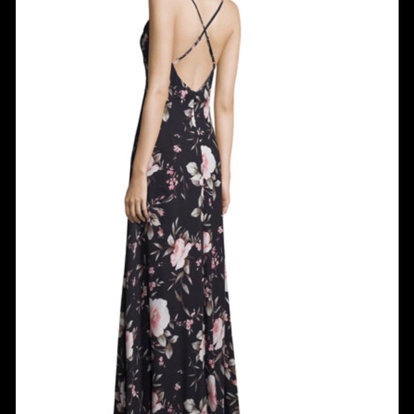 Alice + Olivia Floral Print Maxi Dress - Picture 2 of 7
