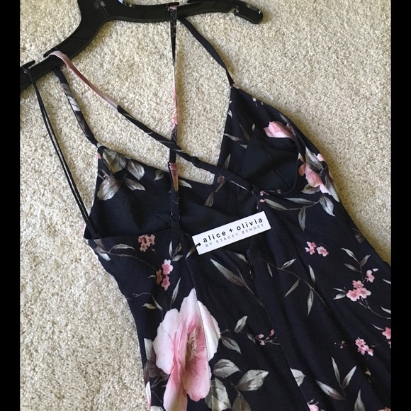 Alice + Olivia Floral Print Maxi Dress - Picture 6 of 7
