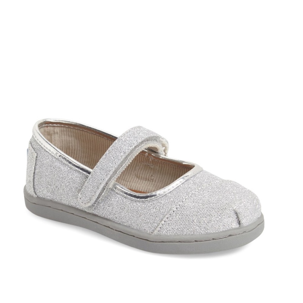 Glitter Toms shoes