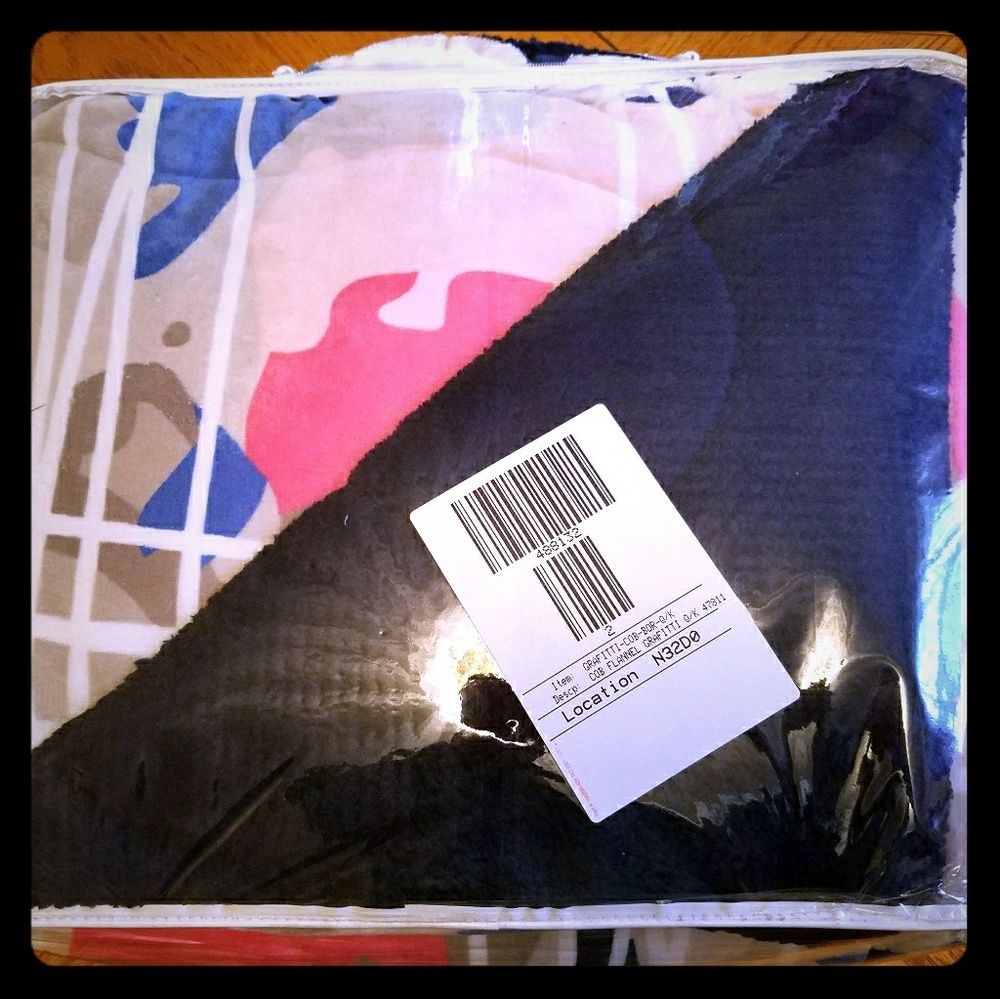 SOLD!! New Fleece Blanket - Size Queen/King