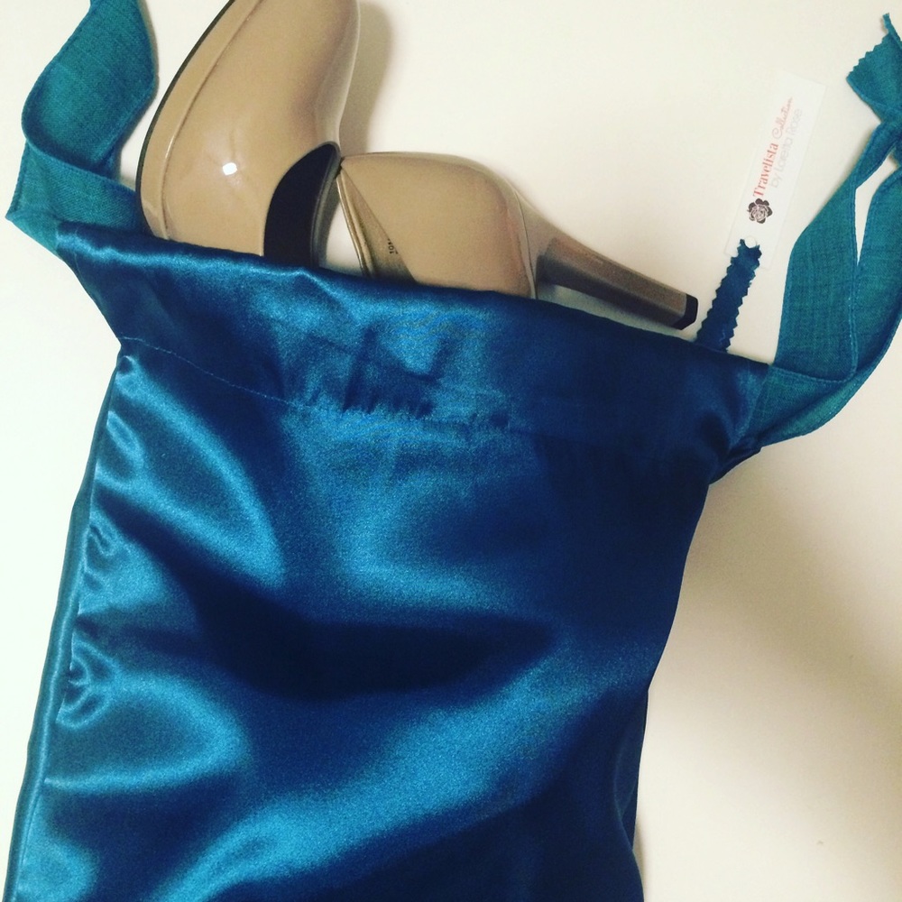 Satin Shoe Bag Set of (2)