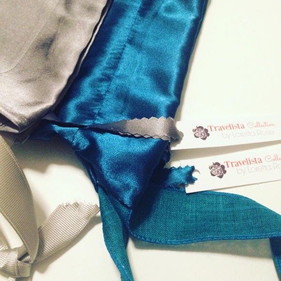 Satin Shoe Bag Set of (2) - Picture 2 of 3