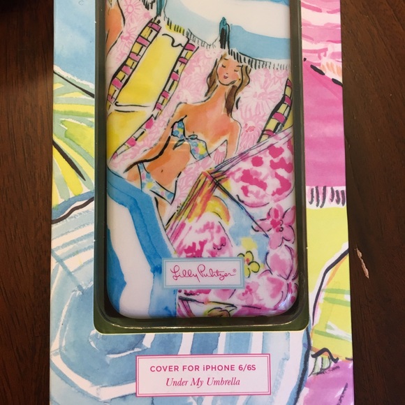 Lilly Pulitzer iPhone 6/6s case under my umbrella - Picture 2 of 3