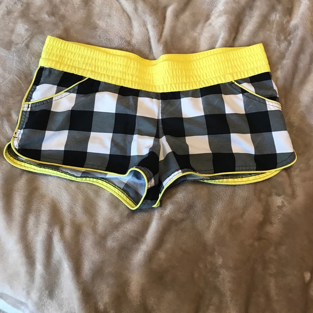Checkered Swimwear Shorts