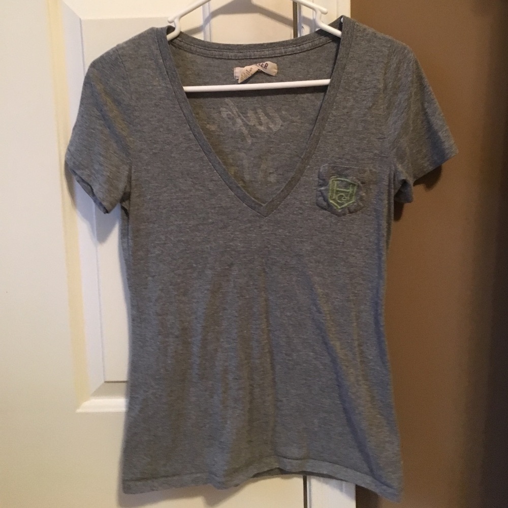 Hollister Grey Cotton Tee