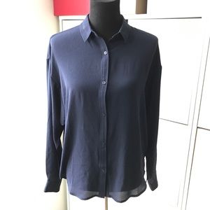 Loose High Low Blouse