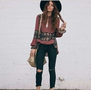 Free People cropped skinny jean