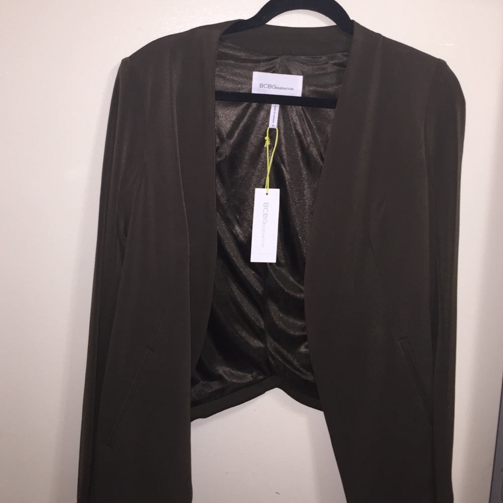 BCBGeneration: dark brown blazer