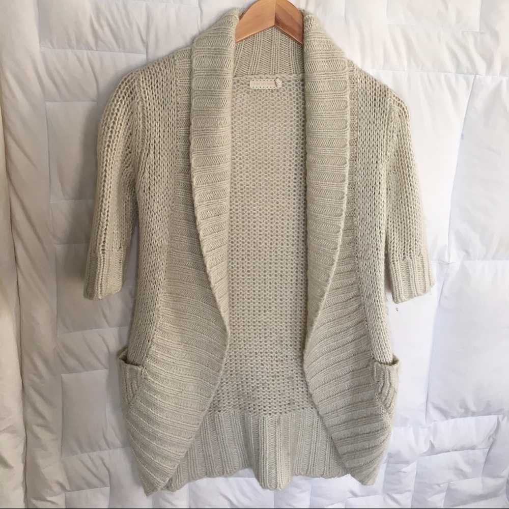 Knit chunky cardigan