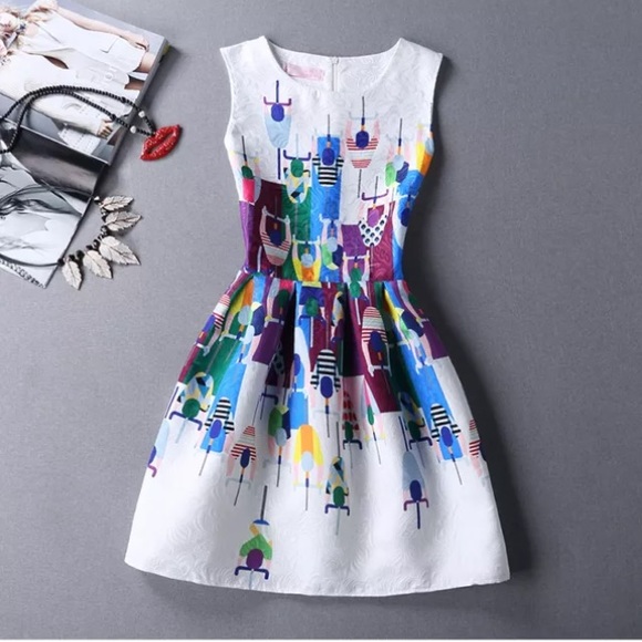 Dresses & Skirts - Tour de France Fit & Flare Dress