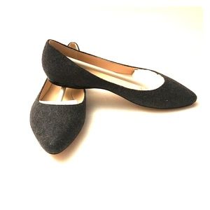 Nine West Speak Up Dk Grey Flats NEVER WORN