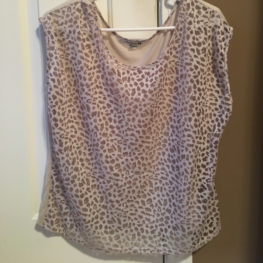 Forever 21 Leopard Print Top