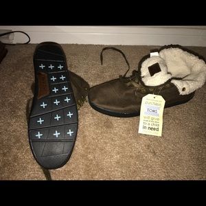 TOMS fleece lined highland botas