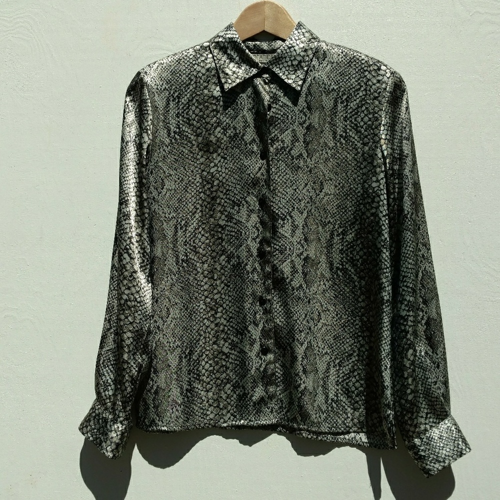 Notations Petite vintage button down