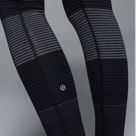 SOLD Lululemon Om Stripe Speed Tights NWOT - Picture 3 of 8