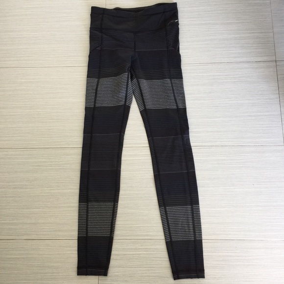 SOLD Lululemon Om Stripe Speed Tights NWOT - Picture 4 of 8