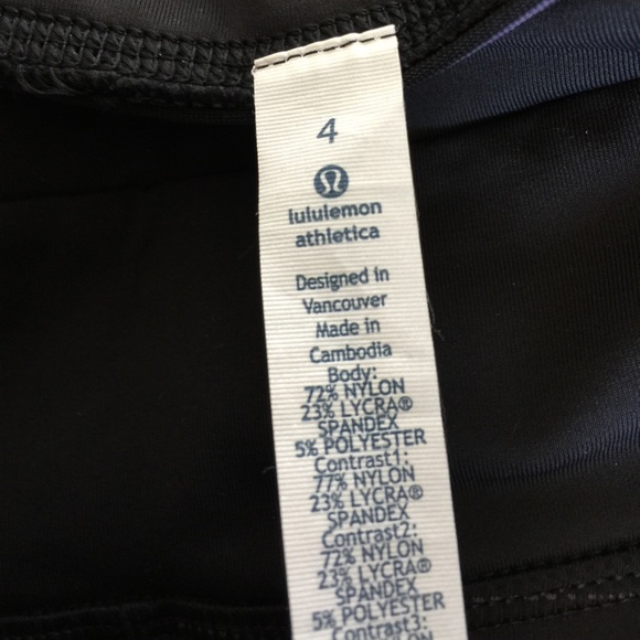 SOLD Lululemon Om Stripe Speed Tights NWOT - Picture 7 of 8