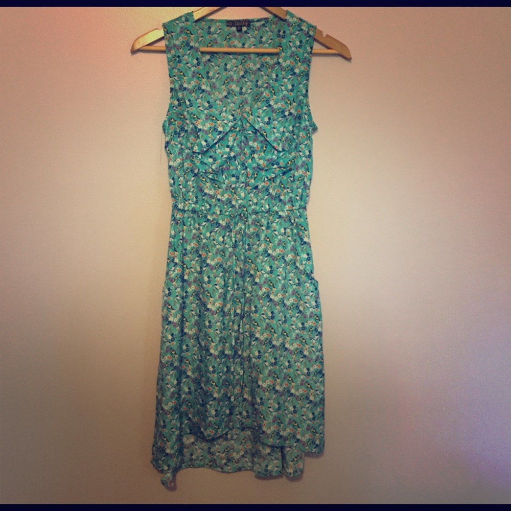 Teal dress
