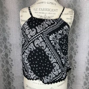 LF open back bandana Paisley tank top